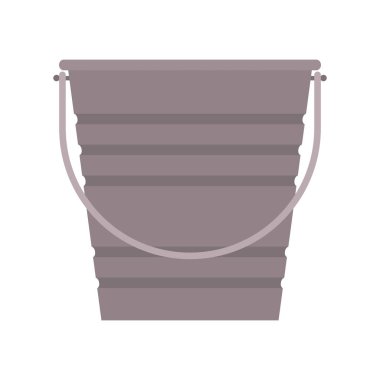 şirin kova izole simgesi