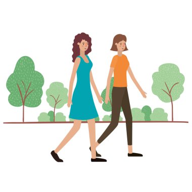 Genç kadın avatar karakter