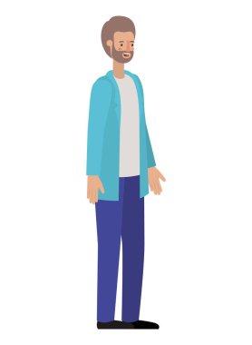 Sakallı genç adam Avatar karakteri