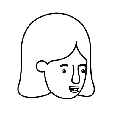 Genç kadın avatar karakter Başkanı