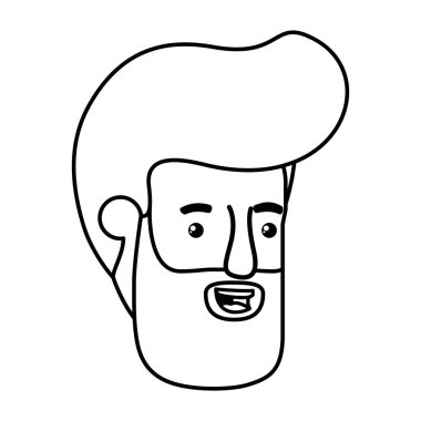 Genç adam avatar karakter Başkanı