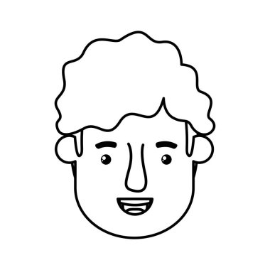 Genç adam avatar karakter Başkanı