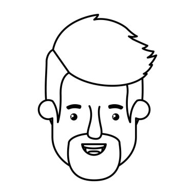 Genç adam avatar karakter Başkanı