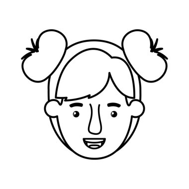 Genç kadın avatar karakter Başkanı