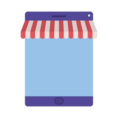 ekran çadır izole simgesiyle