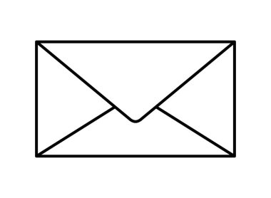 izole kapalı mektup simgeler