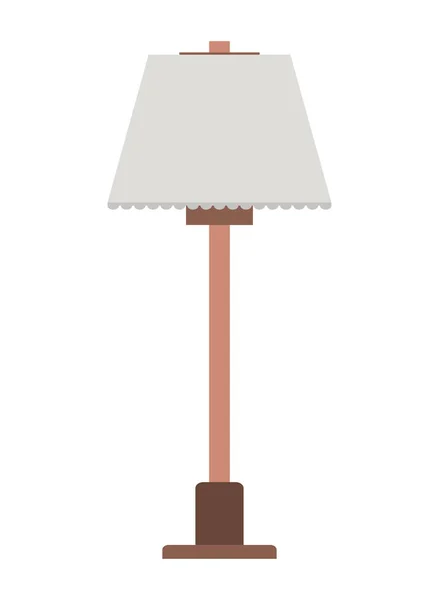 Haus Lampe Isoliert Symbol Vektor Illustration Design — Stockvektor