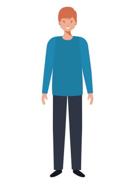 genç adam avatar karakter