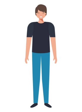 genç adam avatar karakter