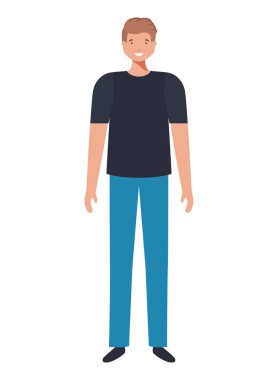 genç adam avatar karakter