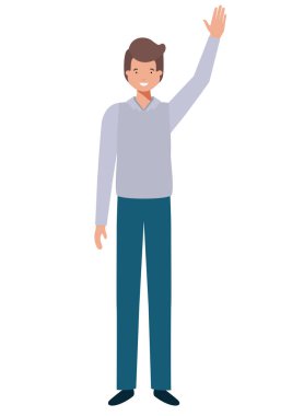 genç adam avatar karakter