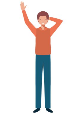 genç adam avatar karakter