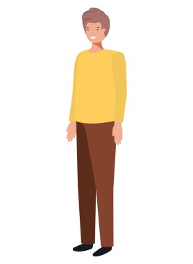 genç adam avatar karakter