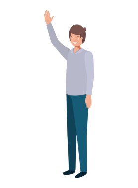 genç adam avatar karakter