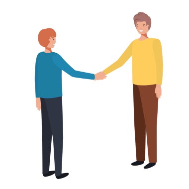 Genç erkek avatar karakter