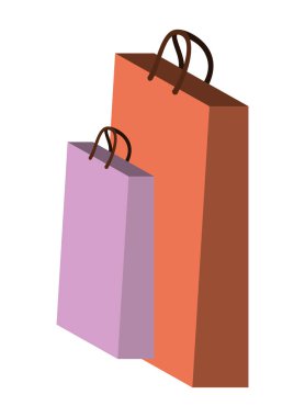 alışveriş çantası izole simgesi