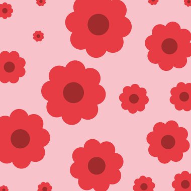 güzel çiçekler dekoratif desen izole simgesi