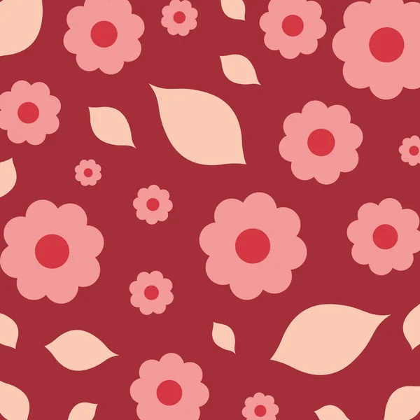 Krásné květy dekorativní vzor izolované ikona — Stockový vektor
