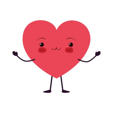 kalp aşk kawaii karakter