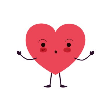 kalp aşk kawaii karakter