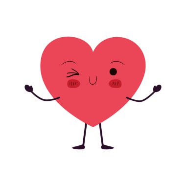 kalp aşk kawaii karakter