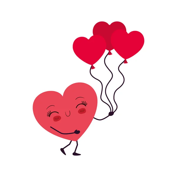 Персонаж серця кохання Гаваї — стоковий вектор