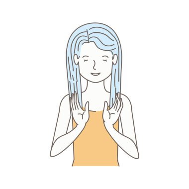 genç kadın avatar karakter