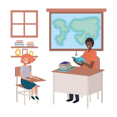 Öğretmen öğrencileri ile Coğrafya dersinde siyah