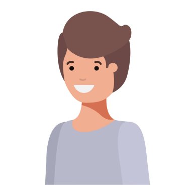 Genç çocuk avatar karakter