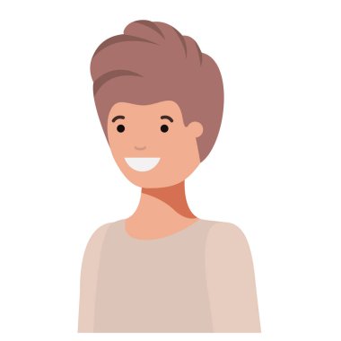 Genç çocuk avatar karakter