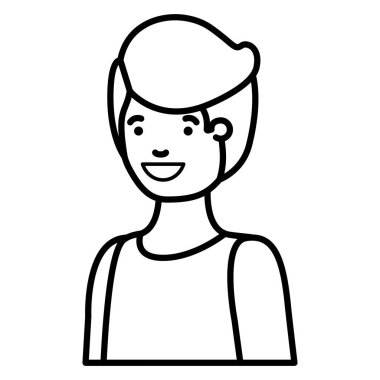 Genç çocuk avatar karakter