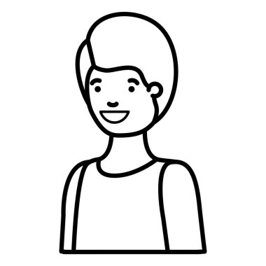 Genç çocuk avatar karakter