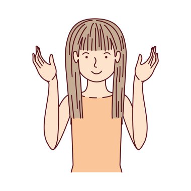 genç kadın avatar karakter