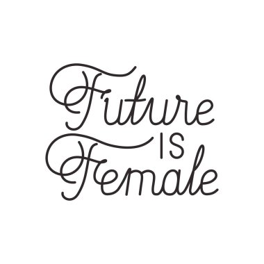 kadın etiket izole simgesi gelecek