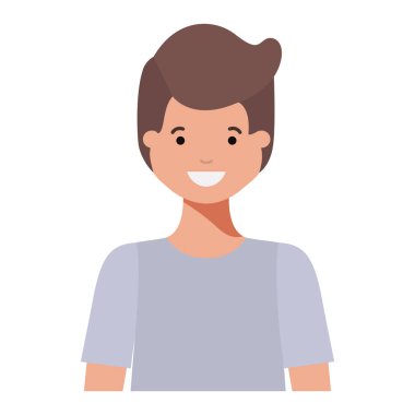 Genç çocuk avatar karakter