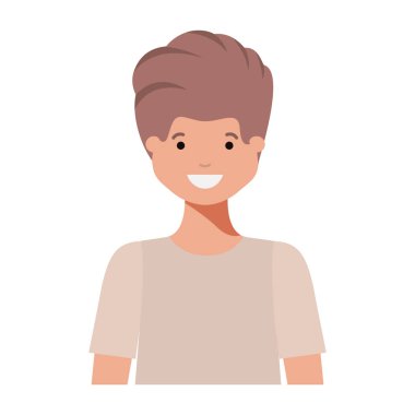 Genç çocuk avatar karakter