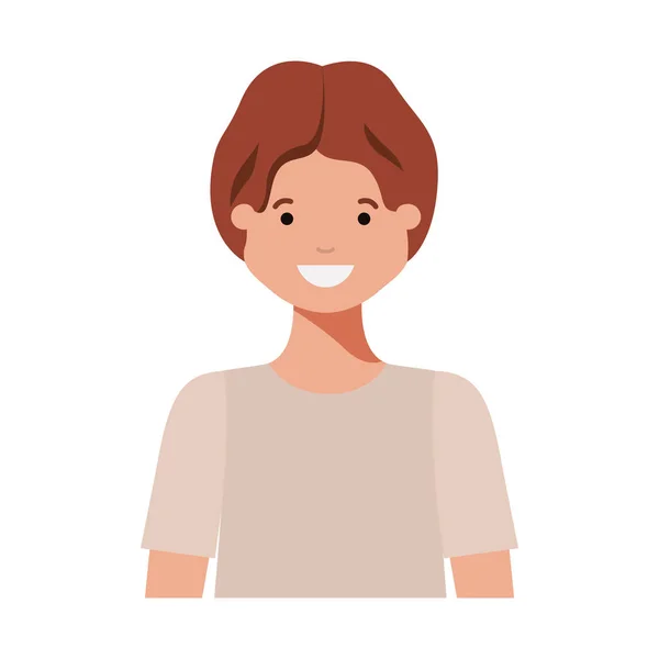 Персонаж подростка-аватара — стоковый вектор