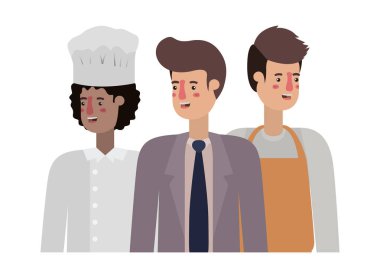 profesyoneller avatar karakter grubu