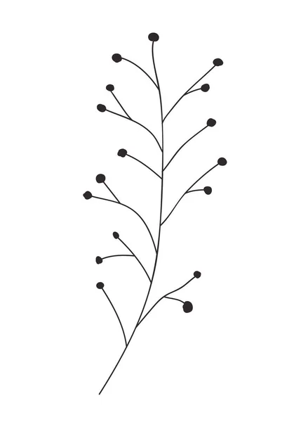 Belle icône de plante de feuille — Image vectorielle