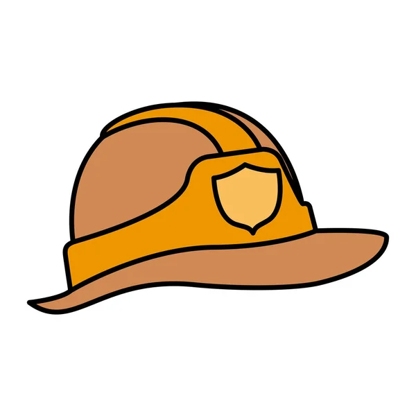Симпатичный шлем пожарного — стоковый вектор