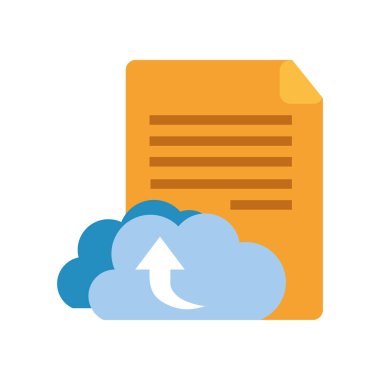 dosya sayfası izole simgesi