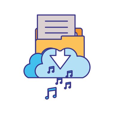 nesneleri izole simgesi ile klasör