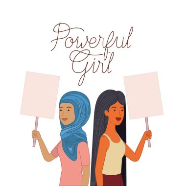 etiket güçlü kız avatar karakter kadınlarla