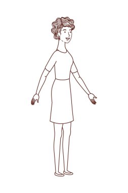 Avatar karakterli genç kadın