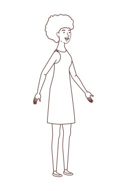 Avatar karakterli genç kadın