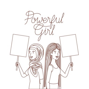 etiket güçlü kız avatar karakter kadınlarla