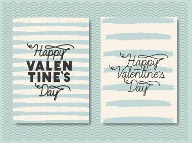 mutlu sevgililer günü kartları ayarla