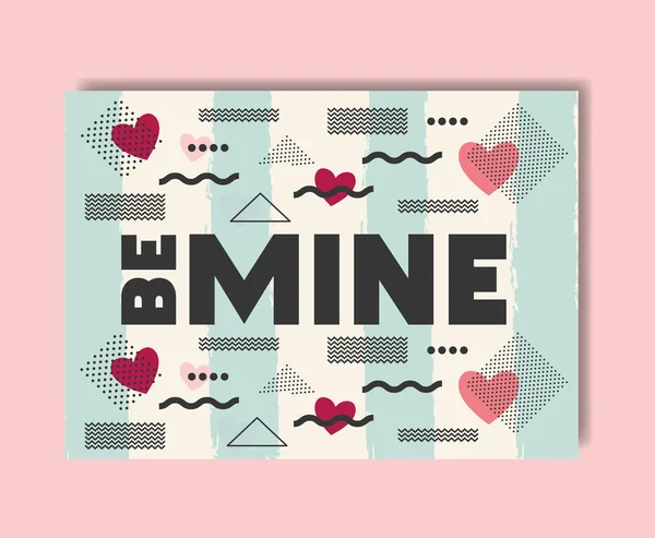 Happy valentines day card — Stock Vector