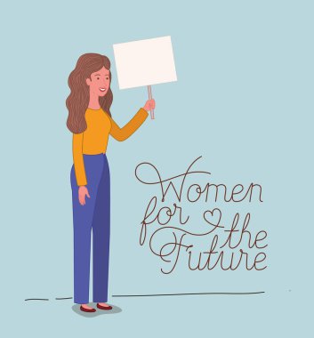 kadın karakter feminist mesaj ile