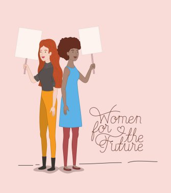 kadın karakter ile feminist haber grubu